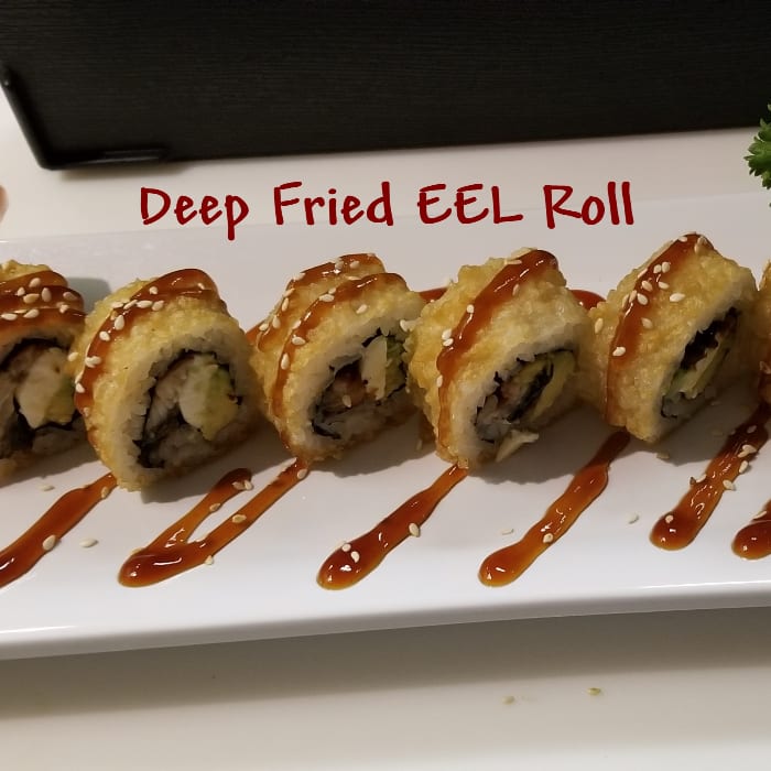 Deep Fried Unagi Roll.
