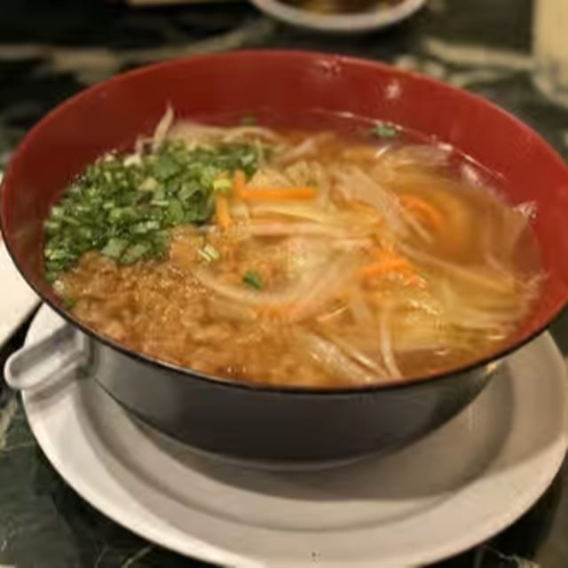 Shrimp Udon Soup.
