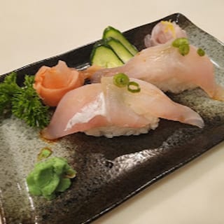 Garlic Albacore Tuna Nigiri