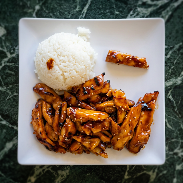 Teriyaki Spicy Chicken.